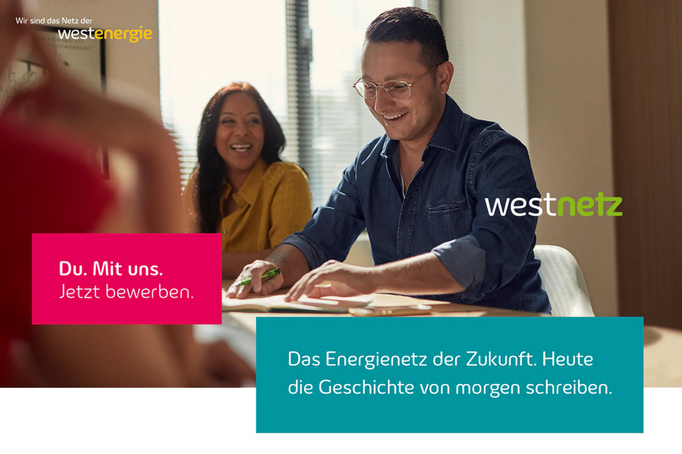 Elektriker der Firma WestnetzGmbH